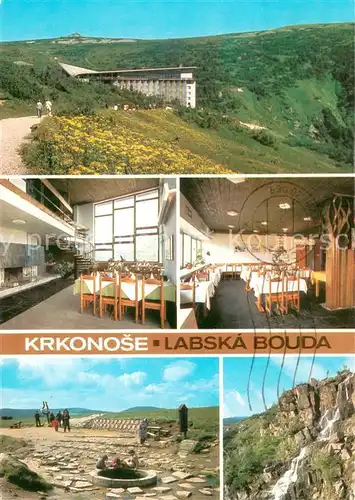 AK / Ansichtskarte Horni_Misecky Labska Bouda Interhotel Krkonose Bergbaude Riesengebirge Horni Misecky