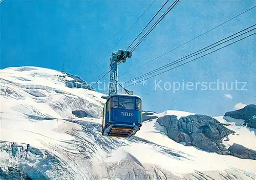 AK / Ansichtskarte Engelberg_OW Titlisbahn Bergbahn Wintersportplatz Urner Alpen Engelberg OW