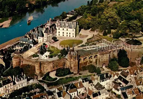 AK / Ansichtskarte Amboise Chateau vue aerienne Amboise