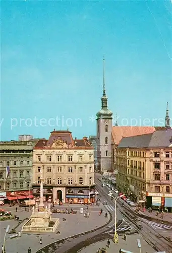 AK / Ansichtskarte Brno_Bruenn Namesti Svobody Friedensplatz Denkmal Brno_Bruenn