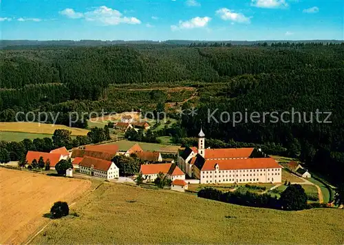 AK / Ansichtskarte Gessertshausen Zisterzienserinnen Abtei Oberschoenenfeld Fliegeraufnahme Gessertshausen