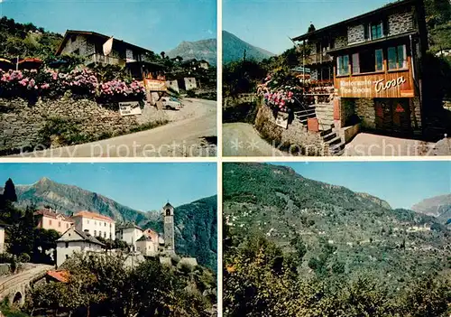 AK / Ansichtskarte Mergoscia Ristorante Trosa Tea Room Panorama Mergoscia