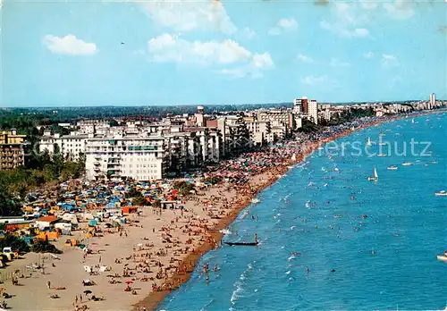 AK / Ansichtskarte Lido_di_Jesolo La spiaggia Fliegeraufnahme Lido_di_Jesolo