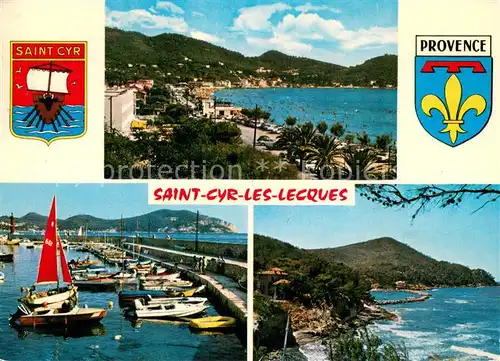 AK / Ansichtskarte Saint Cyr les Lecques La Plage Le port Vue partielle Saint Cyr les Lecques