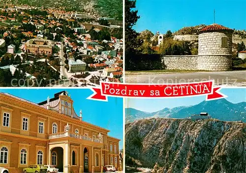 AK / Ansichtskarte Cetinje Lovcen Teilansichten Cetinje