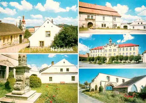 AK / Ansichtskarte Nepomuk_Pomuk Starobyle mesto lezici jihovychodne od Plzne Nepomuk Pomuk