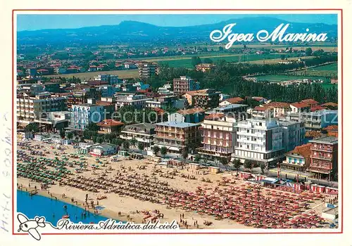AK / Ansichtskarte Igea_Marina Panorama dallaereo Igea Marina