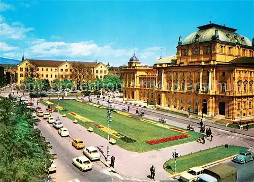 AK / Ansichtskarte Zagreb Teilansicht Zagreb