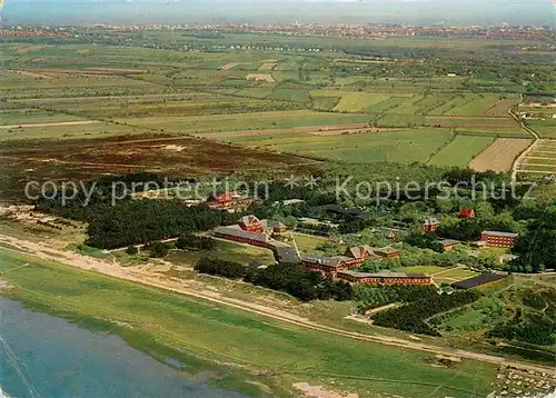 AK / Ansichtskarte Cuxhaven_Sahlenburg_Nordseebad Hamburgisches Seehospital Nordheim Stiftung Fliegeraufnahme Cuxhaven_Sahlenburg