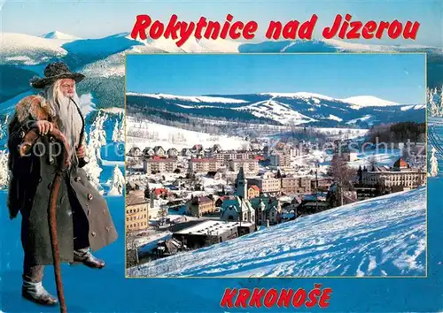 AK / Ansichtskarte Rokytnice_nad_Jizerou Rekreacni stredisko v zapadni casti Krkonos Erholungszentrum Riesengebirge Winterpanorama Rokytnice_nad_Jizerou