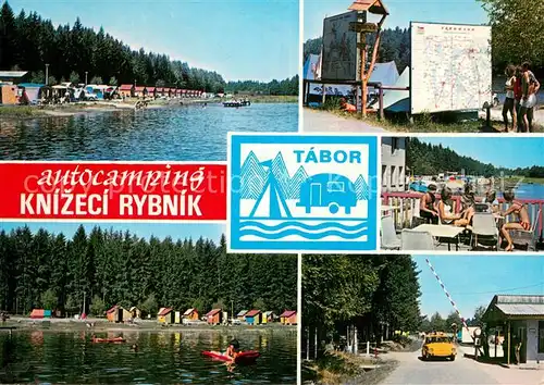 AK / Ansichtskarte Tabor_Czechia Autocamping Knizeci rybnik 