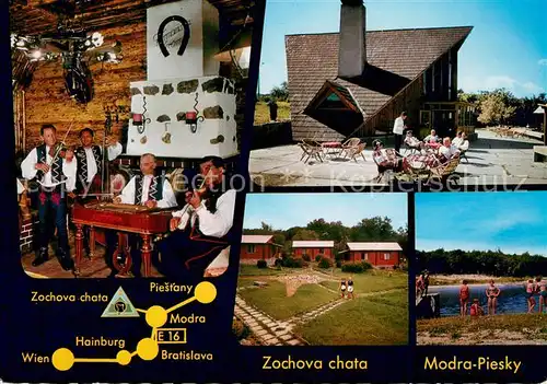 AK / Ansichtskarte Modra Zochova Huette Restaurant Hausmusik Ferienhaeuser Modra
