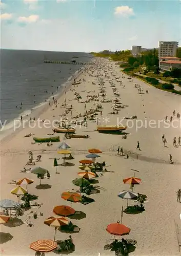 AK / Ansichtskarte Varna_Warna Goldener Sand Strand am Schwarzen Meer Varna Warna