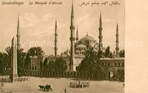 AK / Ansichtskarte Constantinople La Mosquee d Ahmed Constantinople