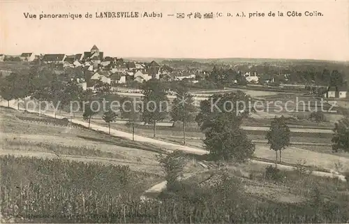 AK / Ansichtskarte Landreville Vue panoramique prise de la Cote Polin Landreville