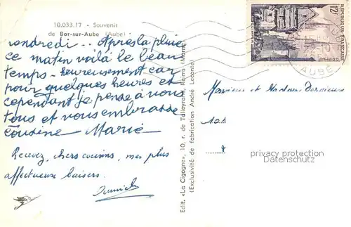 AK / Ansichtskarte Bar sur Aube Vue partielle Bar sur Aube