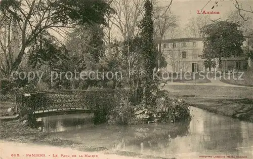 AK / Ansichtskarte Pamiers Le Parc de la Mairie Pamiers