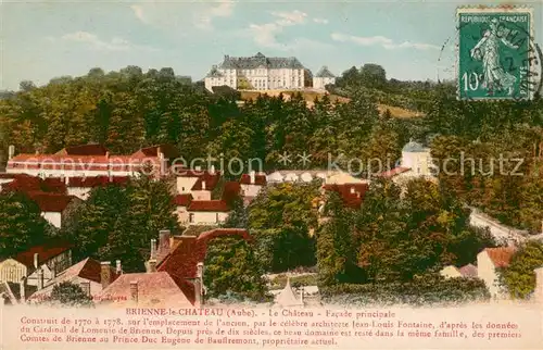 AK / Ansichtskarte Brienne le Chateau Le Chateau Facade principale Brienne le Chateau