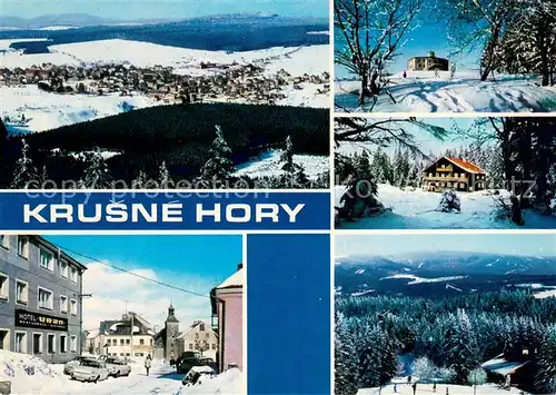 AK / Ansichtskarte Krusne_Hory Winterpanorama Erzgebirge Krusne Hory