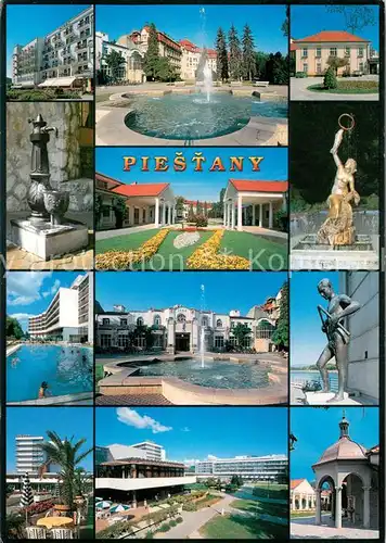 AK / Ansichtskarte Piestany Sehenswuerdigkeiten der Stadt Denkmaeler Baeder Esplanada Piestany