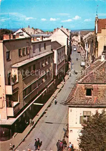 AK / Ansichtskarte Sibiu_Hermannstadt Strassenpartie Innenstadt Sibiu_Hermannstadt