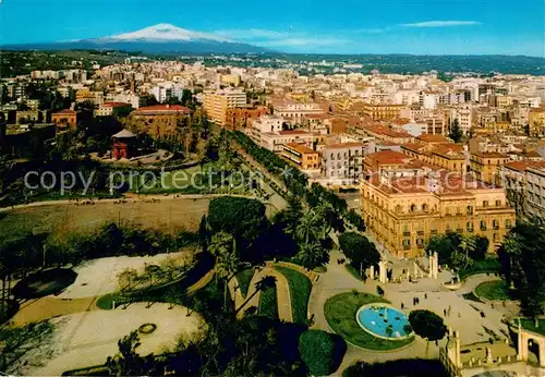 AK / Ansichtskarte Catania Stadtpanorama mit Blick zum aetna Fliegeraufnahme Catania