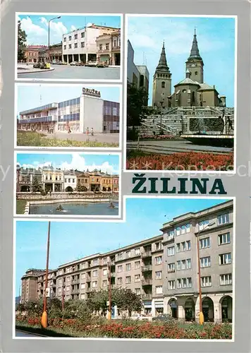 AK / Ansichtskarte Zilina Teilansichten Kirche Zilina