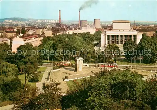 AK / Ansichtskarte Brno_Bruenn Platz der Roten Armee Denkmal Brno_Bruenn