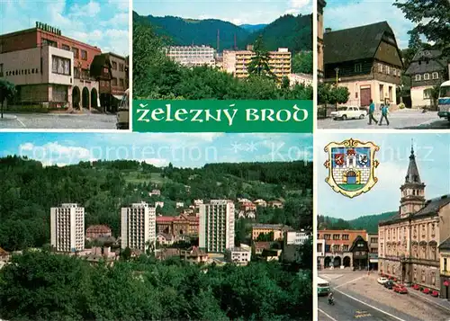 AK / Ansichtskarte Zelezny_Brod Verschiedene Stadtansichten Zelezny_Brod