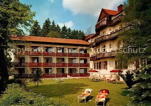 AK / Ansichtskarte Bad_Woerishofen Kurpark Sanatorium Liegewiese Bad_Woerishofen