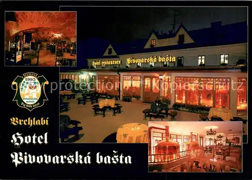 AK / Ansichtskarte Vrchlabi Hotel Restaurace Pivovarska basta Vrchlabi