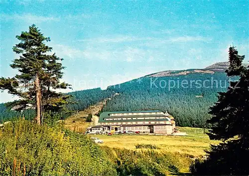 AK / Ansichtskarte Spindleruv_Mlyn_Spindlermuehle Zotavovna ROH Spindlerova bouda pod Malym Sisakem Bergbaude Riesengebirge Spindleruv_Mlyn