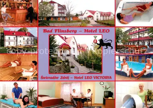 AK / Ansichtskarte Bad_Flinsberg_Swieradow_Zdroj Hotel Leo Victoria Swimming Pool Wellnes Bad_Flinsberg