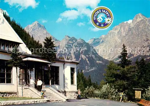 AK / Ansichtskarte Hrebienok Berghotel Hohe Tatra Hrebienok