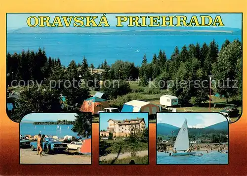 AK / Ansichtskarte Oravska_Priehrada Campingplatz Stausee Hotel Goral Orava Stausee Oravska Priehrada