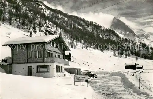 AK / Ansichtskarte La_Forclaz_Haute Savoie Cafe de la Promenade La_Forclaz_Haute Savoie