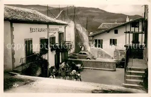 AK / Ansichtskarte Biriatou Frontiere Franco Espagnole Restaurant Hiribarren Biriatou