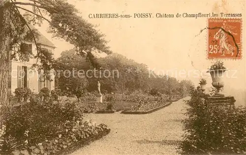 AK / Ansichtskarte Carrieres sous Poissy Chateau de Champfleuri les Terrasses Carrieres sous Poissy