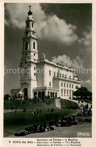 AK / Ansichtskarte Cova_da_Iria Santuario de Fatima A Basilica Cova_da_Iria