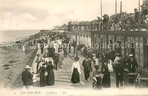 AK / Ansichtskarte Luc sur Mer La Digue Luc sur Mer
