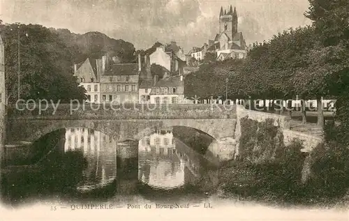 AK / Ansichtskarte Quimperle Pont du Bourg Neuf Quimperle