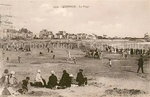 AK / Ansichtskarte Quiberon_Morbihan La Plage Quiberon Morbihan