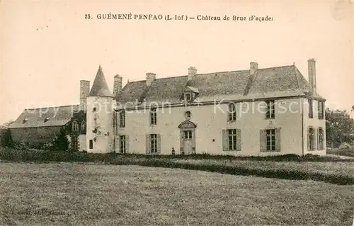 AK / Ansichtskarte Guemene Penfao Chateau de Brue Facade Guemene Penfao