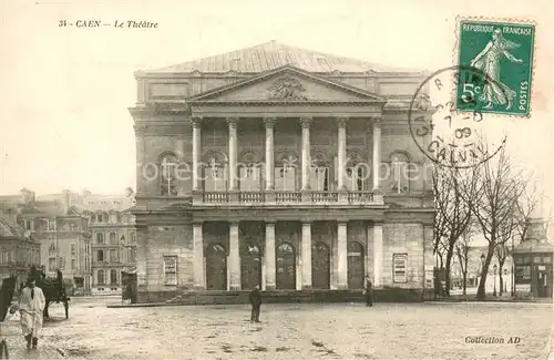 AK / Ansichtskarte Caen Le Theatre Caen