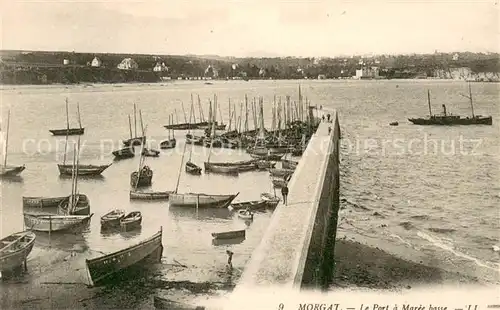 AK / Ansichtskarte Morgat Le Port a Maree basse Morgat
