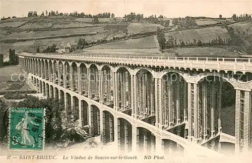 AK / Ansichtskarte Saint Brieuc_Cotes d_Armor Le Viaduc de Souzin sur le Gouet Saint Brieuc_Cotes d