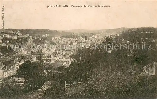 AK / Ansichtskarte Morlaix Panorama du Quartier St Mathieu Morlaix