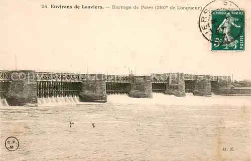 AK / Ansichtskarte Louviers_Eure Barrage de Poses Louviers Eure