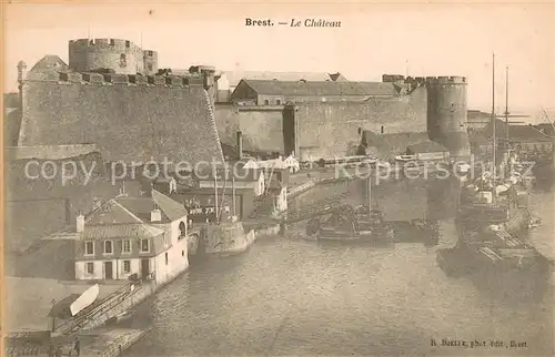 AK / Ansichtskarte Brest_Finistere Le Chateau Brest_Finistere