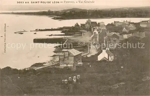 AK / Ansichtskarte Saint Pol de Leon Pempoul Vue generale Saint Pol de Leon